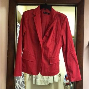 Coral color blazer